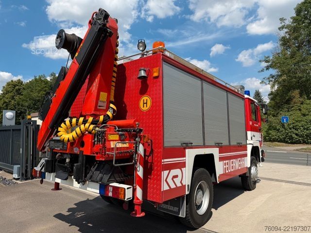 Kravas automašīnai uzstādīts celtnis MAN 17.232 4x4 KRAN SEILWINDE Kran und LKW