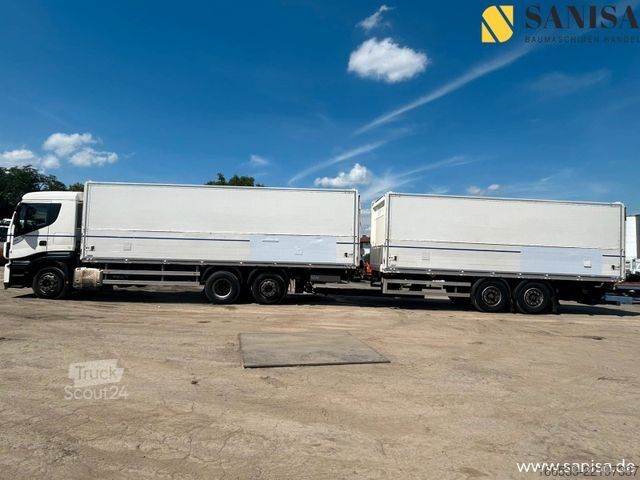 Dzērienu kravas automašīna IVECO Stralis AS260S46/2x LBW/Schwenkwand/Krone Anhäng