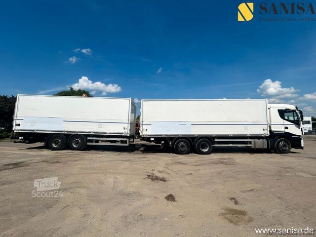Dzērienu kravas automašīna IVECO Stralis AS260S46/2x LBW/Schwenkwand/Krone Anhäng