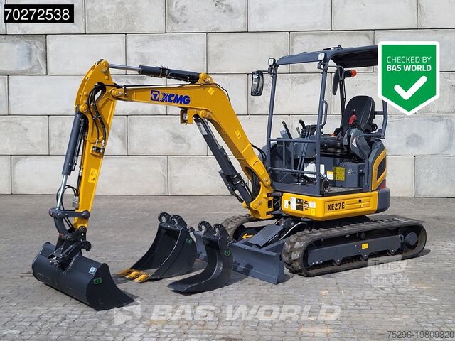 Minibagger XCMG XE27 E FACTORY WARRANTY - KUBOTA ENGINE