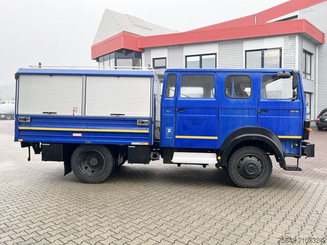 Valník Iveco-Magirus 90-16 AW 4x4 Doka 90-16 AW 4x4 Doka, Mannschaftswagen