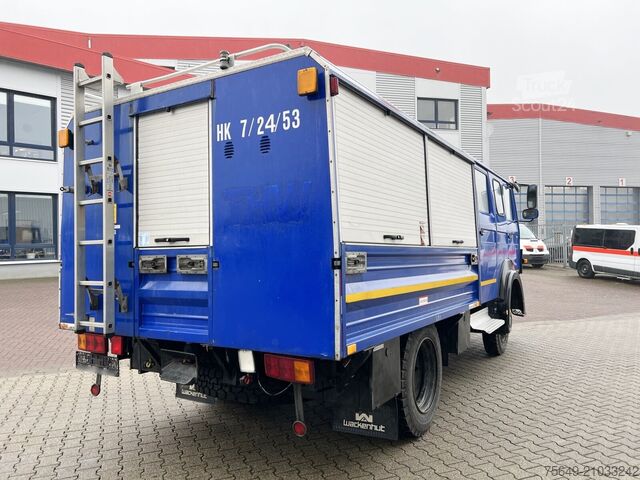 Бортовой грузовик Iveco-Magirus 90-16 AW 4x4 Doka 90-16 AW 4x4 Doka, Mannschaftswagen