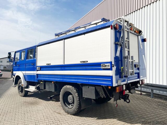 Бортовой грузовик Iveco-Magirus 120-23 AW 4x4 Doka 120-23 AW 4x4 Doka, V8-Motor, Gerätewagen, Seilwinde