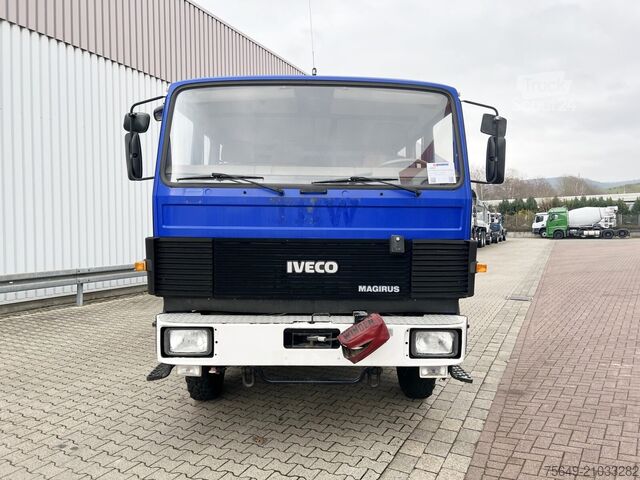 Бортовой грузовик Iveco-Magirus 120-23 AW 4x4 Doka 120-23 AW 4x4 Doka, V8-Motor, Gerätewagen, Seilwinde