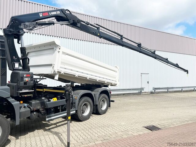 Grue à tour MAN TGS 33.430 6x6 BB CH TGS 33.430 6x6 BB CH mit Kran Hiab X-HiDuo 228 E-6, Funk