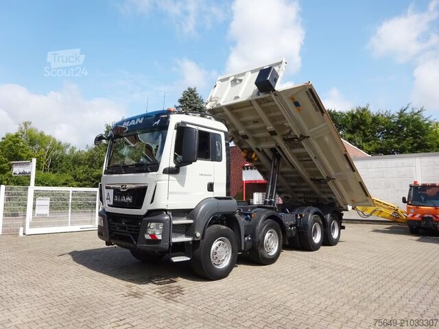 Camion-benne tricar MAN TGS 35.470 8x4 BB TGS 35.470 8x4 BB, Navi, Bordmatik