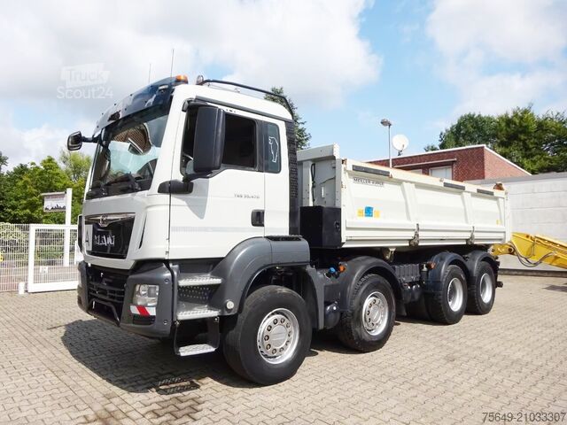 Camion-benne tricar MAN TGS 35.470 8x4 BB TGS 35.470 8x4 BB, Navi, Bordmatik