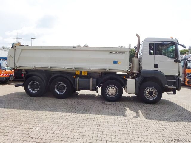 Camion-benne tricar MAN TGS 35.470 8x4 BB TGS 35.470 8x4 BB, Navi, Bordmatik