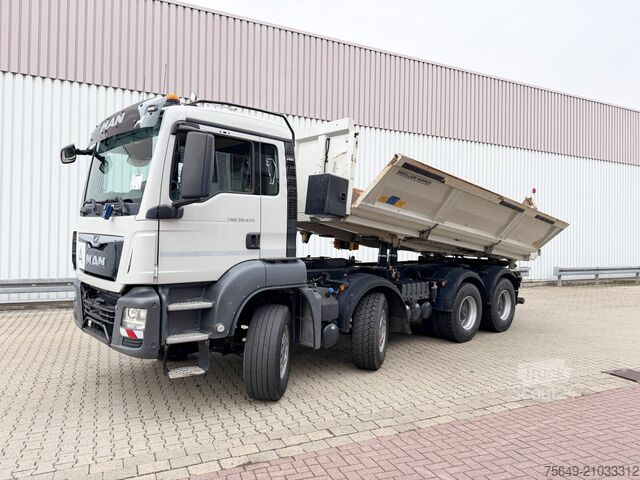 Camion-benne tricar MAN TGS 35.470 8x4 BB TGS 35.470 8x4 BB, Navi, Bordmatik