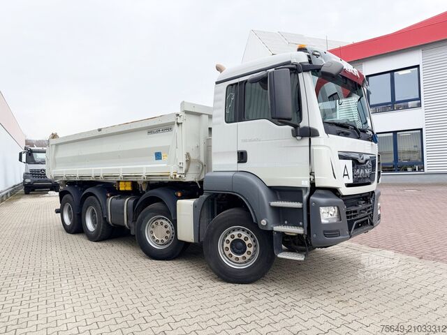 Camion-benne tricar MAN TGS 35.470 8x4 BB TGS 35.470 8x4 BB, Navi, Bordmatik