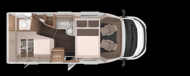 Halvintegrert bobil KNAUS L!VE WAVE 650 MF Platinum Selection