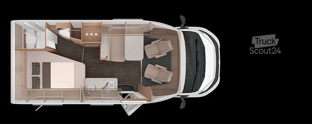 Semi-integrated camper KNAUS L!VE TI 590 MF PLATINUM SELECTION