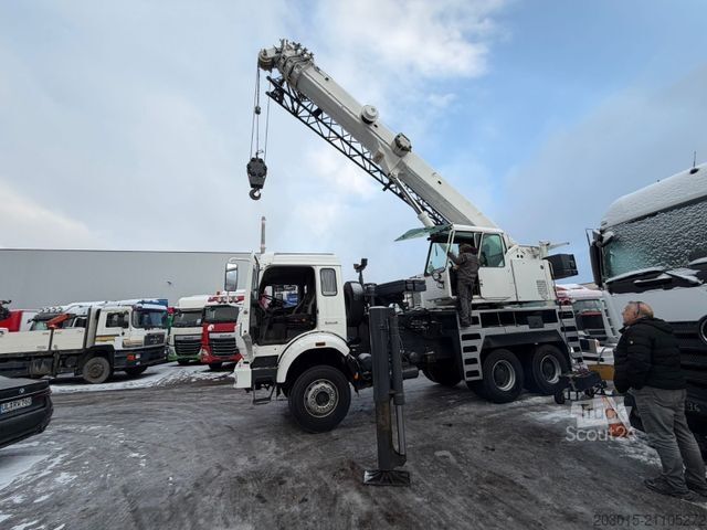 Krautuvas sumontuotas ant sunkvežimio MERCEDES-BENZ SK   2638   K    /   6 X 4   LIEBHERR   LTM 30