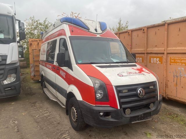 Autospecială de pompieri VOLKSWAGEN Crafter 35  L2H2   Hoch Lang  Krankentransporter