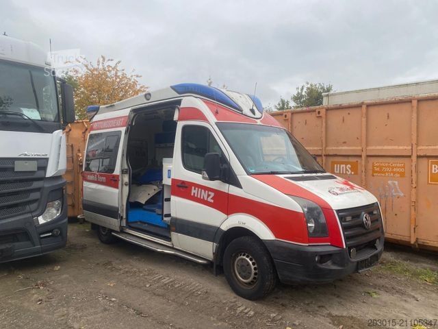 Autospecială de pompieri VOLKSWAGEN Crafter 35  L2H2   Hoch Lang  Krankentransporter