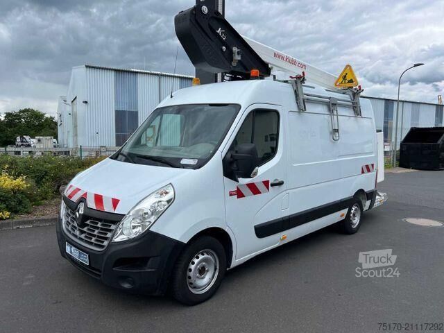 ανυψωτική πλατφόρμα τοποθετημένη σε φορτηγό Renault Master 2.3 dCi / KLUBB K32, 12,5m