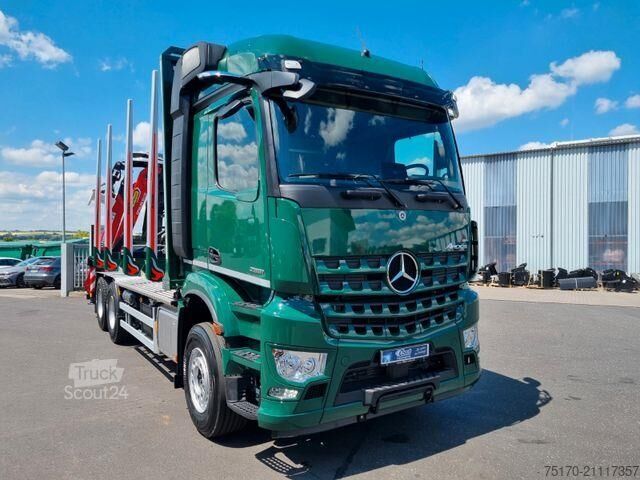 Μεταφορέας ξυλείας Mercedes-Benz Arocs 2651 L 6x4 Palfinger Epsilon TZ12-98