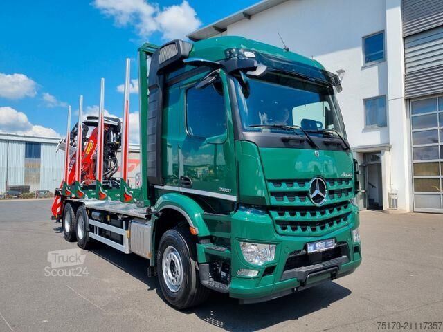 Μεταφορέας ξυλείας Mercedes-Benz Arocs 2651 L 6x4 Palfinger Epsilon TZ12-98
