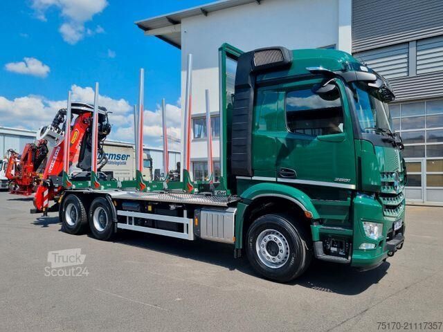 Μεταφορέας ξυλείας Mercedes-Benz Arocs 2651 L 6x4 Palfinger Epsilon TZ12-98