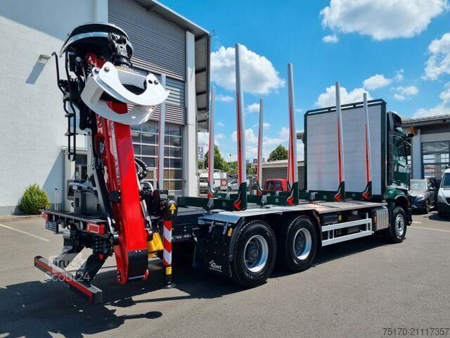 Μεταφορέας ξυλείας Mercedes-Benz Arocs 2651 L 6x4 Palfinger Epsilon TZ12-98