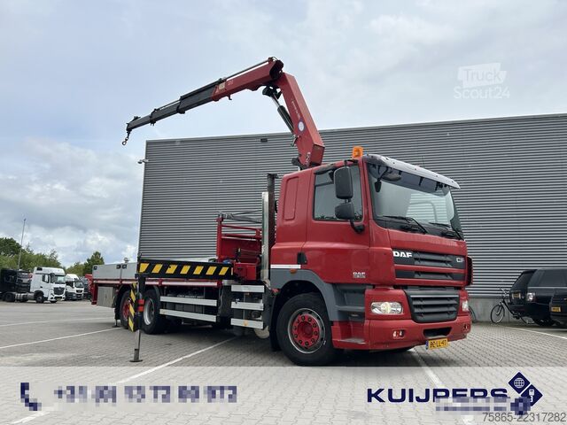 Camion-grue DAF CF 85 360 Euro 5 / HMF 2420 K3 Crane - Remote C...