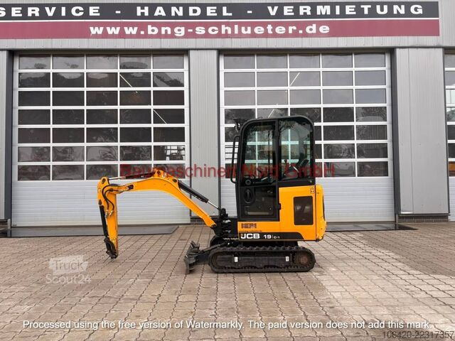 Minigrävare JCB 19C-1 gebraucht BJ 2023 1.290h