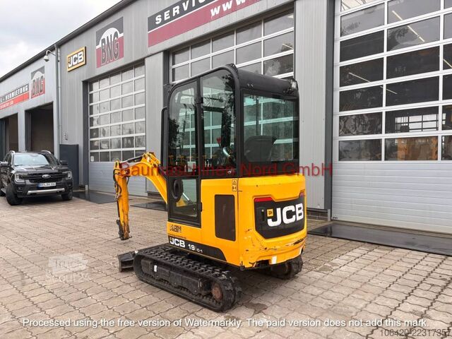 Minigrävare JCB 19C-1 gebraucht BJ 2023 1.290h