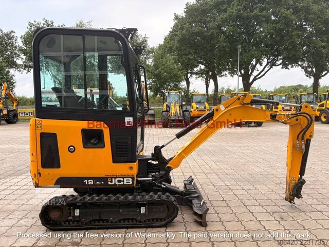 Minigrävare JCB 19C-1 gebraucht BJ 2023 1.290h