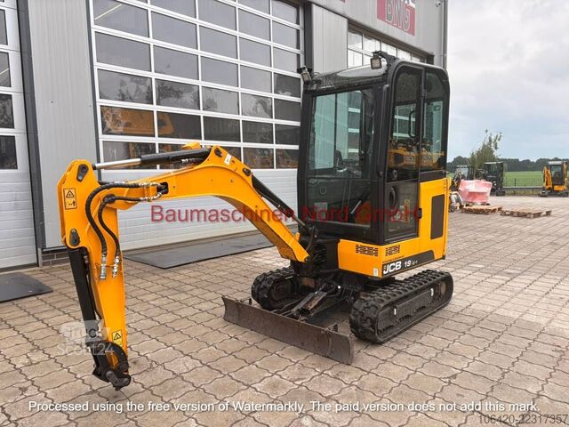 Minigrävare JCB 19C-1 gebraucht BJ 2023 1.290h