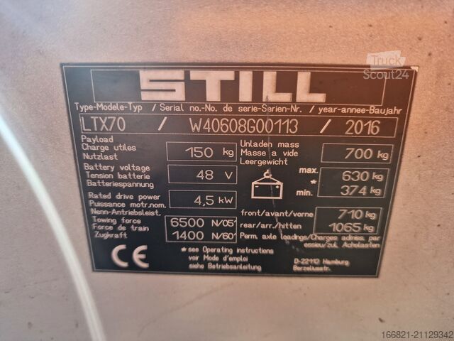 Tow tractor STILL (Hamburg) LTX70 Elektro Schlepper TOP