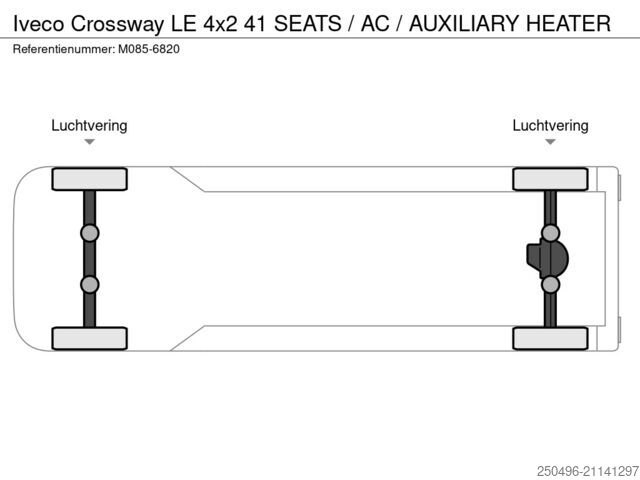 Stadsbuss Iveco Crossway LE 4x2 41 SEATS / AC / AUXILIARY HEATER