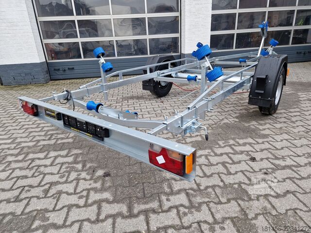 Rimorchio per barche Sorelpol Neptun Navy Bootstrailer Motorboot Anhänger GN231 1300kg gebremst Neu