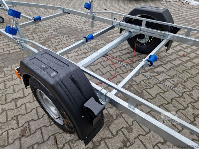 Rimorchio per barche Sorelpol Neptun Navy Bootstrailer Motorboot Anhänger GN231 1300kg gebremst Neu