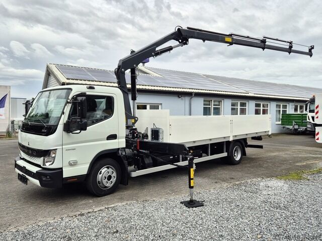 Pritschenwagen Fuso FUSO 9C18 Canter Alu Pritsche 5.5m Kran 3x hydr.