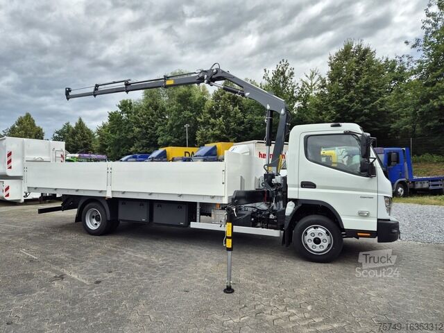 Furgoneta pick-up Fuso FUSO 9C18 Canter Alu Pritsche 5.5m Kran 3x hydr.