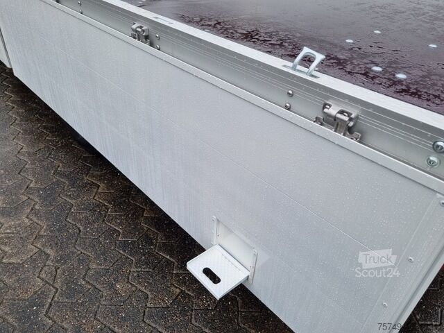 Pritschenwagen Fuso FUSO 9C18 Canter Alu Pritsche 5.5m Kran 3x hydr.