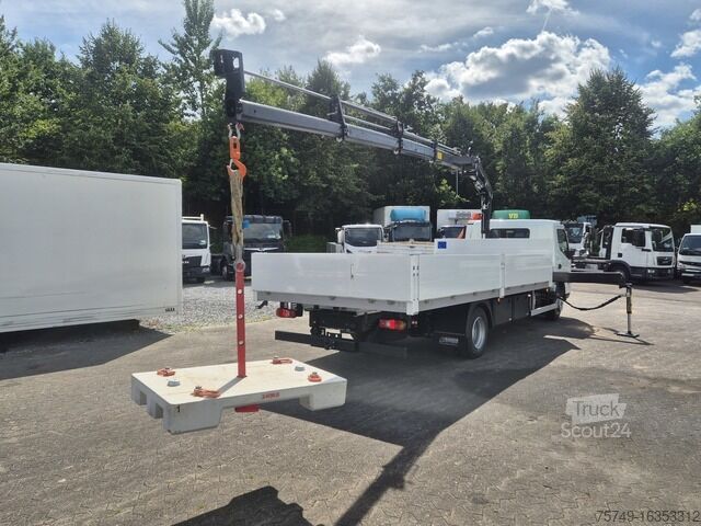 Pritschenwagen Fuso FUSO 9C18 Canter Alu Pritsche 5.5m Kran 3x hydr.