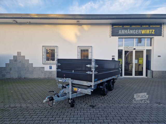 Remorque à benne basculante Hapert Anhänger Volum Kipper Cobalt 3500 Profi black Neu