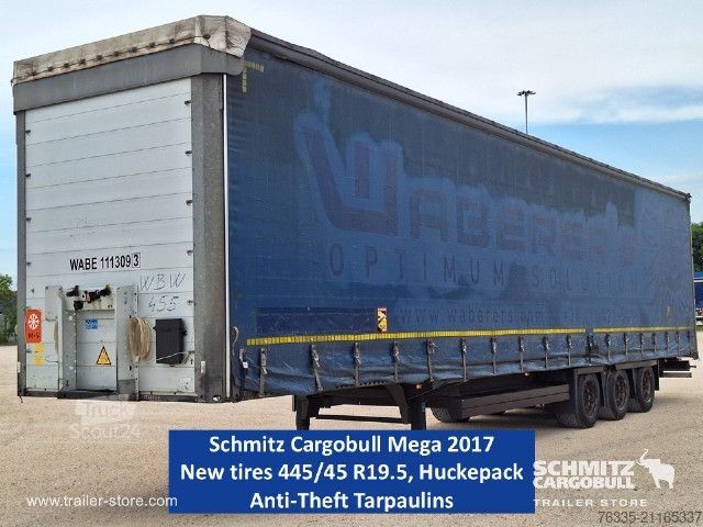 Semirimorchio con telone Schmitz Cargobull Curtainsider Mega