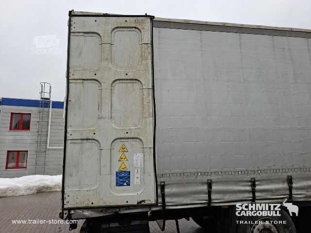 Semirimorchio con telone Krone Curtainsider Dropside