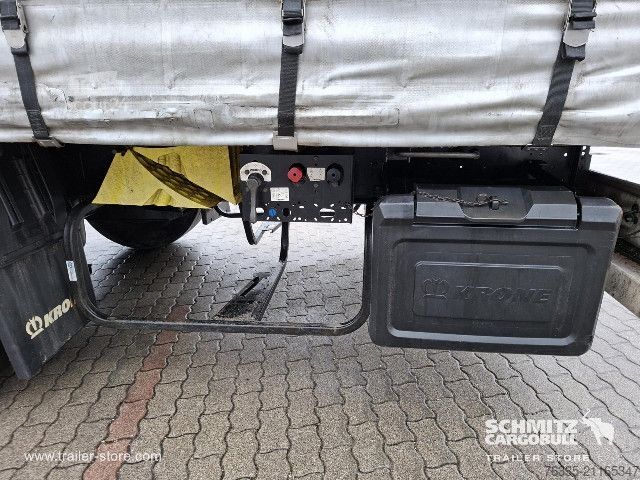 Semirimorchio con telone Krone Curtainsider Dropside