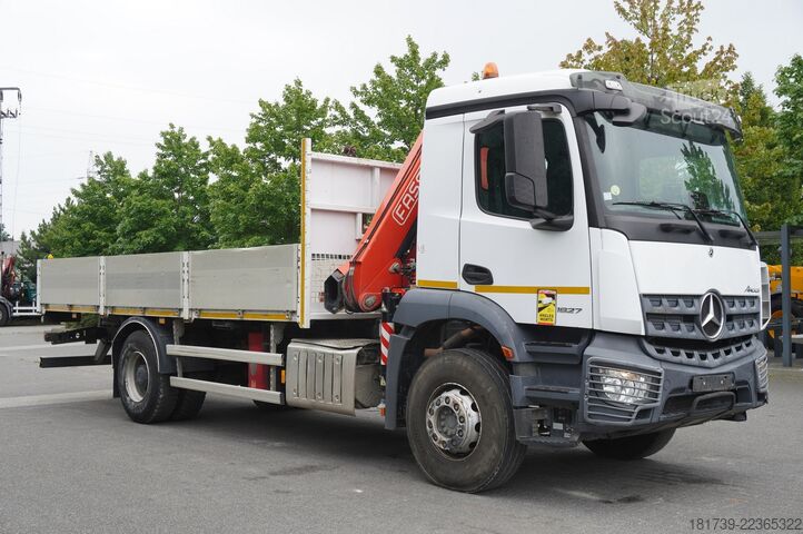 Vinçli platform Mercedes-Benz Arocs 1827 4x2 / 70 tho km!!! / Fassi