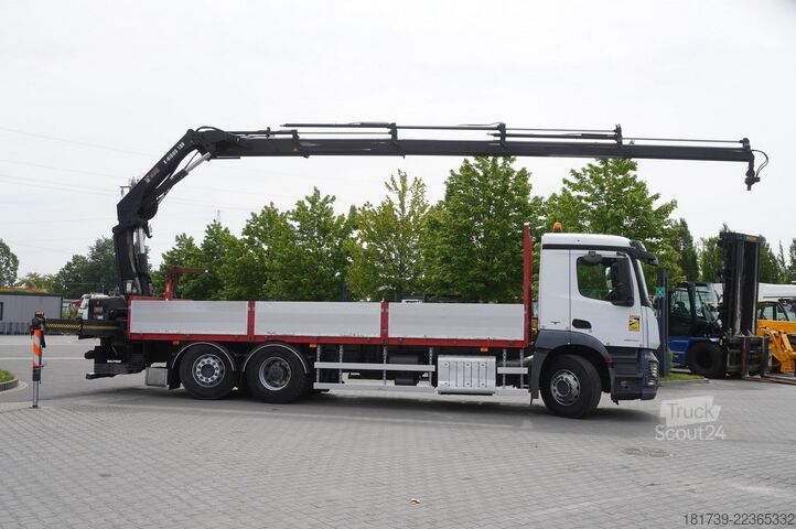 Vinçli platform Mercedes-Benz Mercedes-Benz Antos 2540 6×2-4 / HIAB