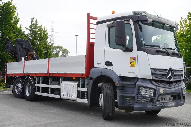 Vinçli platform Mercedes-Benz Mercedes-Benz Antos 2540 6×2-4 / HIAB