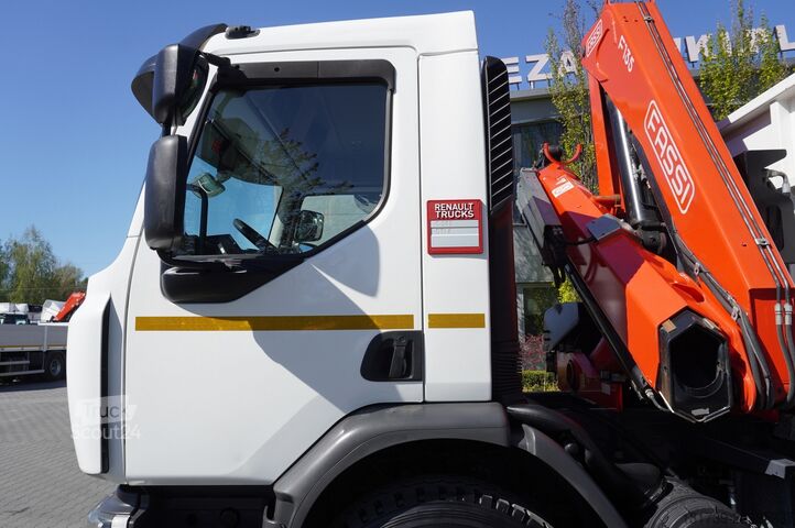 Бортовий із краном Renault C280 DTI 8/ FASSI crane F135a.22 /15EPAL