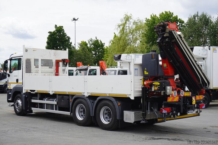 Платформа із краном MAN TGS 26.420 6×4 / Fassi F215A.2.24
