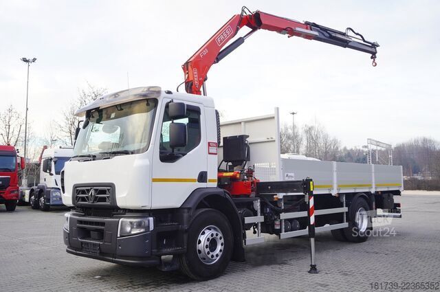 Бортовий із краном Renault C320 P4x2 E6 / Fassi 5.6 t / Range 8 m /