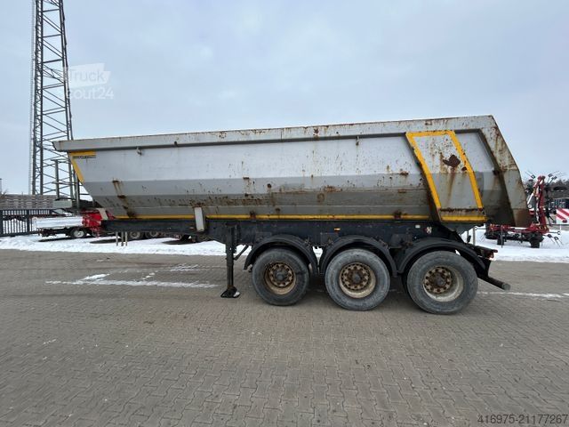 Polpriklopnik MEILLER TR 3 3-Achs Sattelauflieger Kipper Mulde 26-27m³