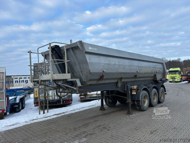 Polpriklopnik MEILLER TR 3 3-Achs Sattelauflieger Kipper Mulde 26-27m³