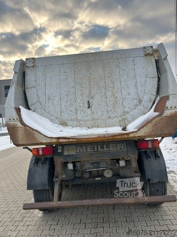 Polpriklopnik MEILLER TR 3 3-Achs Sattelauflieger Kipper Mulde 26-27m³